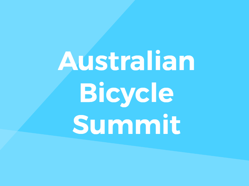 NSW Government Principal Partner for 2018 Australian Bicycle Summit ...