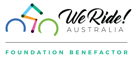 We Ride Foundation Benefactor Horizontal Logo