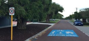 An example of a Safe Active Street in Perth WA
